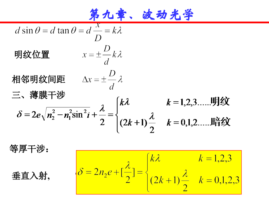 第9章波动光学习题课.ppt_第2页