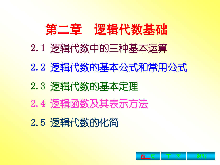 第二章逻辑代数.ppt_第1页