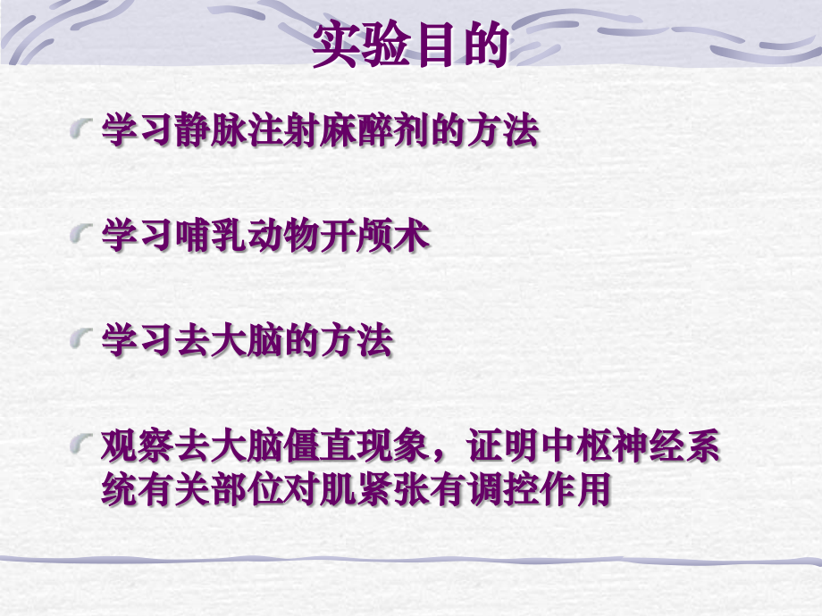 人体解剖生理学实验五去大脑僵直.ppt_第2页