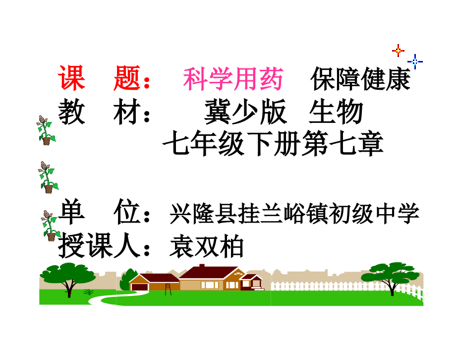 第八章科学用药保障健康.ppt_第1页