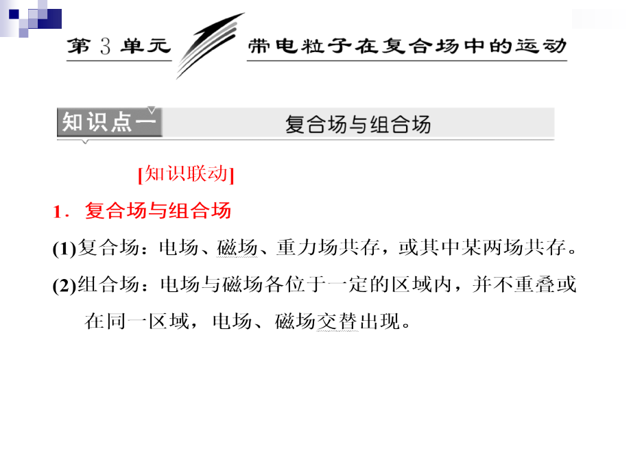 一轮复习带电粒子在复合场中的运动.ppt_第1页