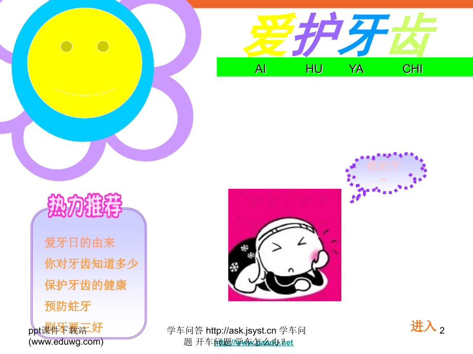 中小学生《维护口腔健康提高生命质量》全国爱牙日健康教育主题班会PPT课件.ppt_第2页
