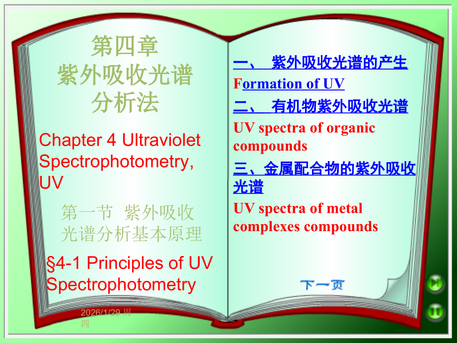 chapter 4 UV-Vis.ppt_第1页