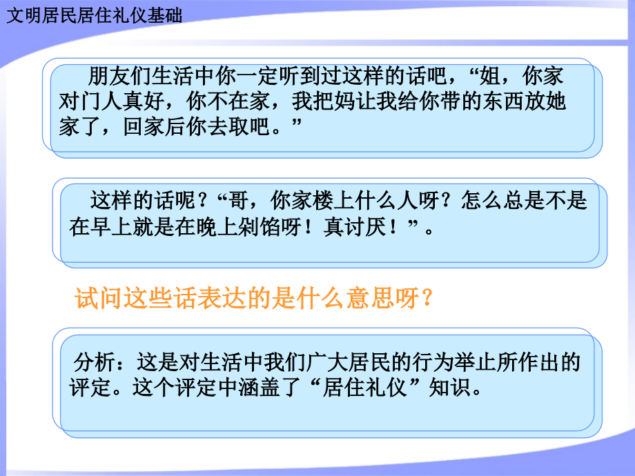文明居民居住礼仪基础课件.ppt_第2页