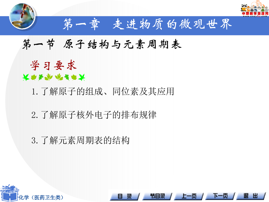 《化学(医药卫生类)》课件 第一章 走进物质的微观世界(高教版).ppt_第2页