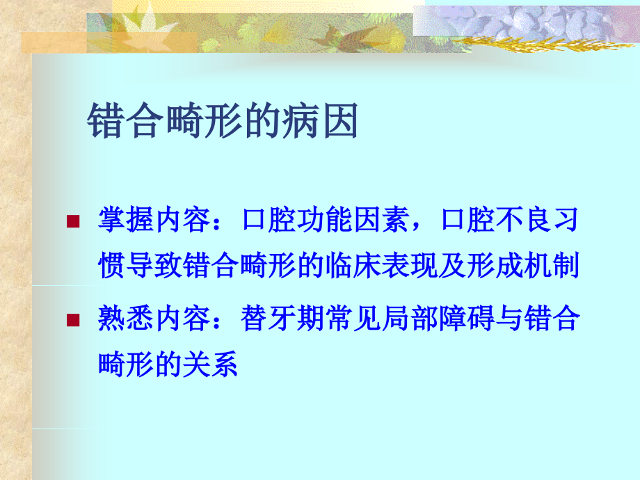 北医正畸-第3章--错合畸形的病因.ppt_第2页