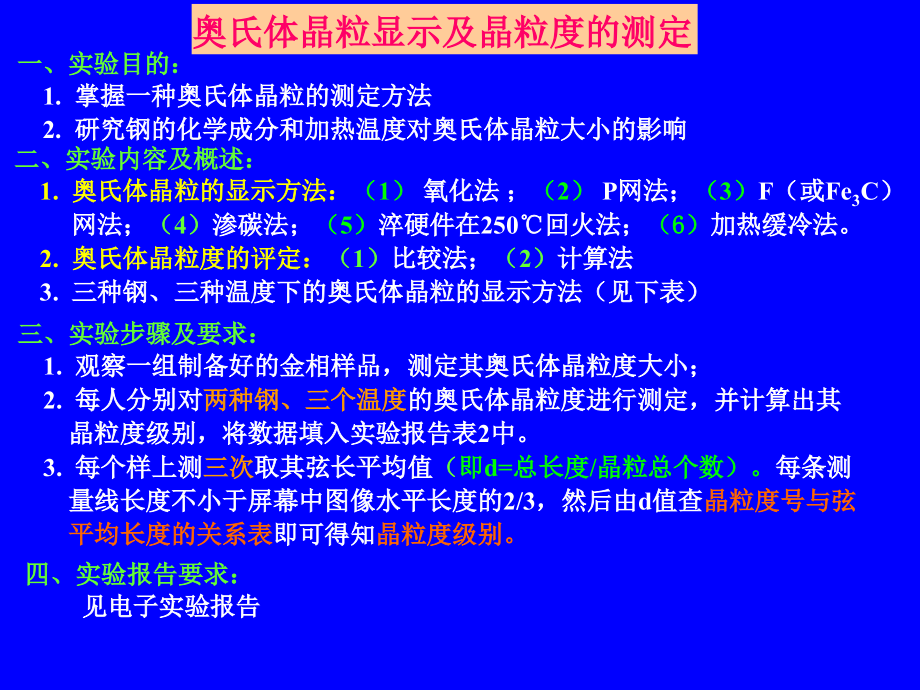 奥氏体晶粒显示及晶粒度的测定.ppt_第1页