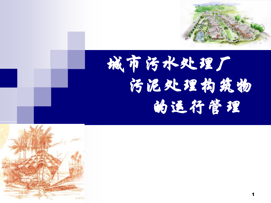 污水污泥处理以及构筑物的运行.ppt_第1页