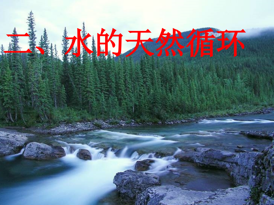水的天然循环.ppt_第1页