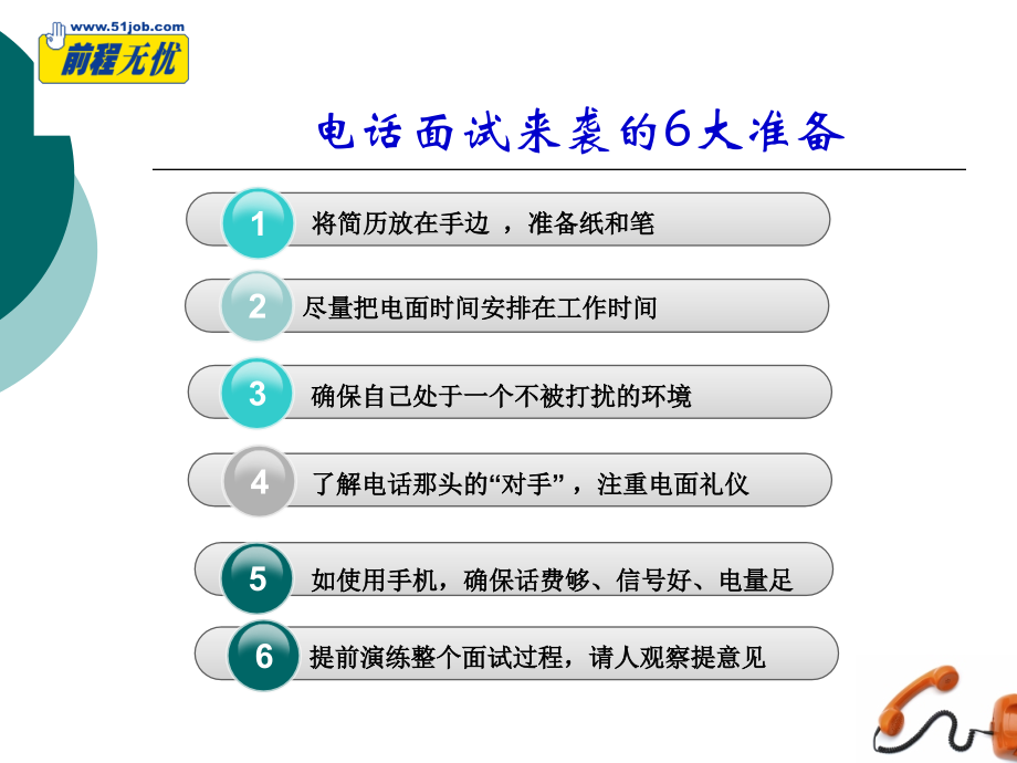 电话面试八大技巧.ppt_第2页