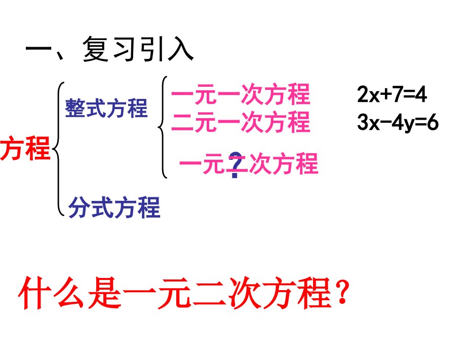 一元一次方程的概念.1--一元二次方程的概念课件.ppt_第2页