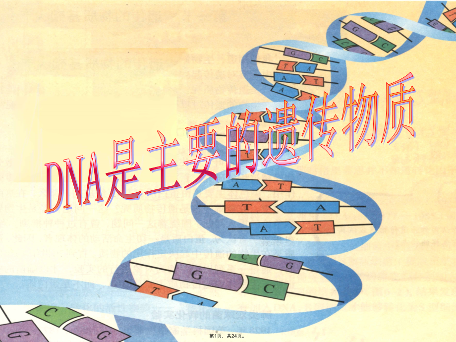 DNA是主要遗传物质.pptx_第1页