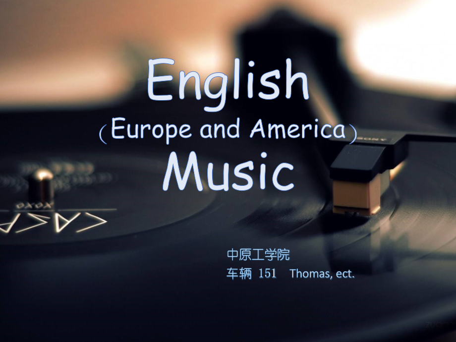 英文歌曲种类介绍及代表曲-英文演讲(双语讲解).pptx_第1页