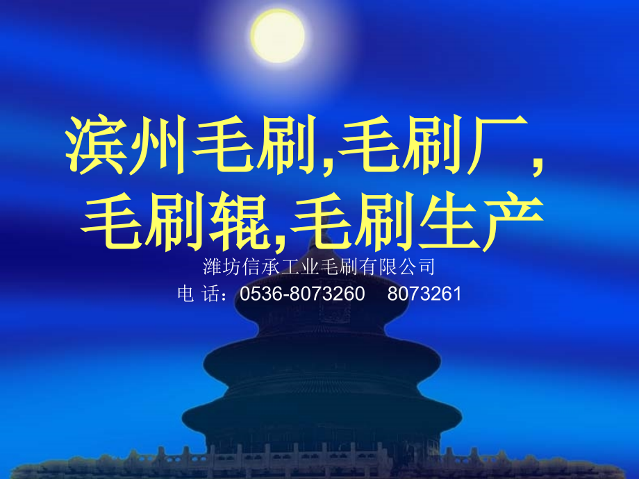 滨州毛刷,毛刷厂,毛刷辊,毛刷生产.ppt_第1页
