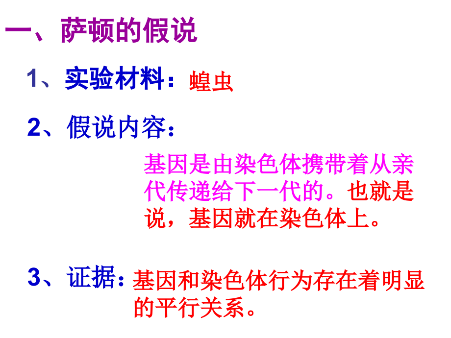 人教版教学课件内蒙古包头市一中高中生物必修二《基因在染色体上》课件.ppt_第2页