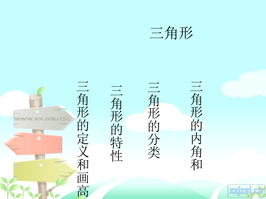 小学数学本小学四年级三角形的复习与整理.ppt_第2页