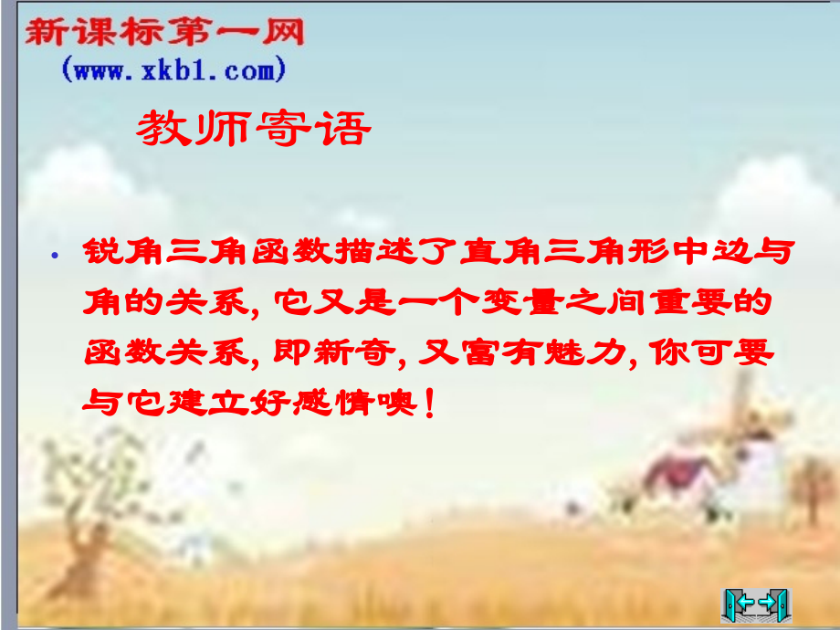从梯子的倾斜程度谈起(1)锐角三角函数--正切与余切.ppt_第2页