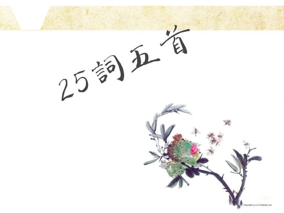 《词五首》(演示).ppt_第1页