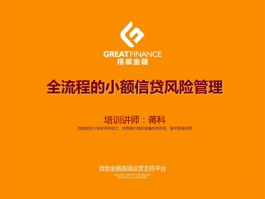 全流程的小额信贷风险管理.pptx_第1页
