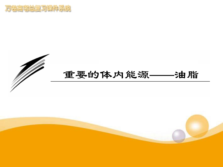 重要的体内能源—油脂新人教版选修一.ppt_第1页