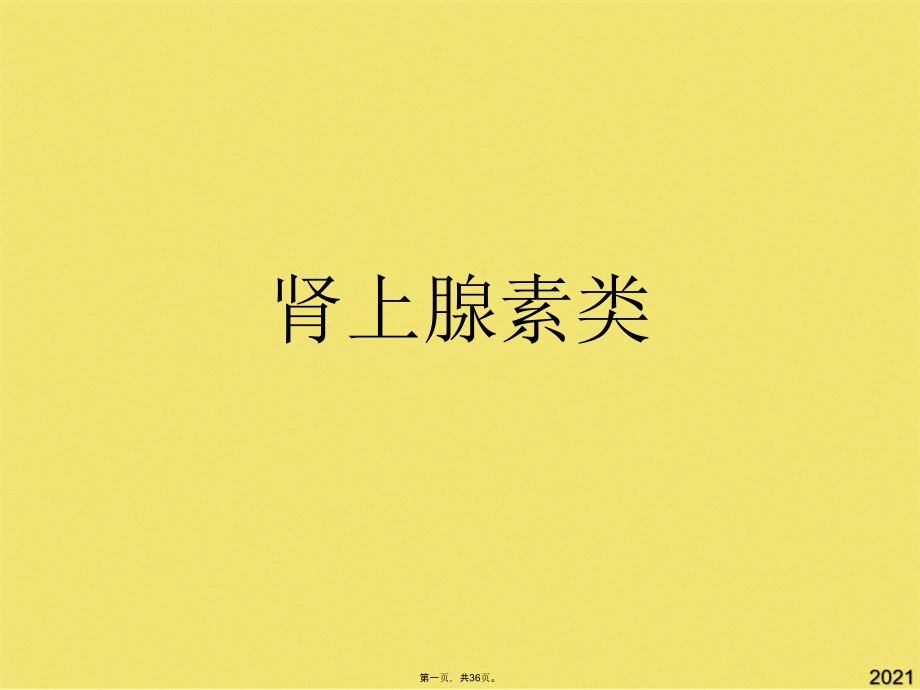 肾上腺素类.pptx_第1页