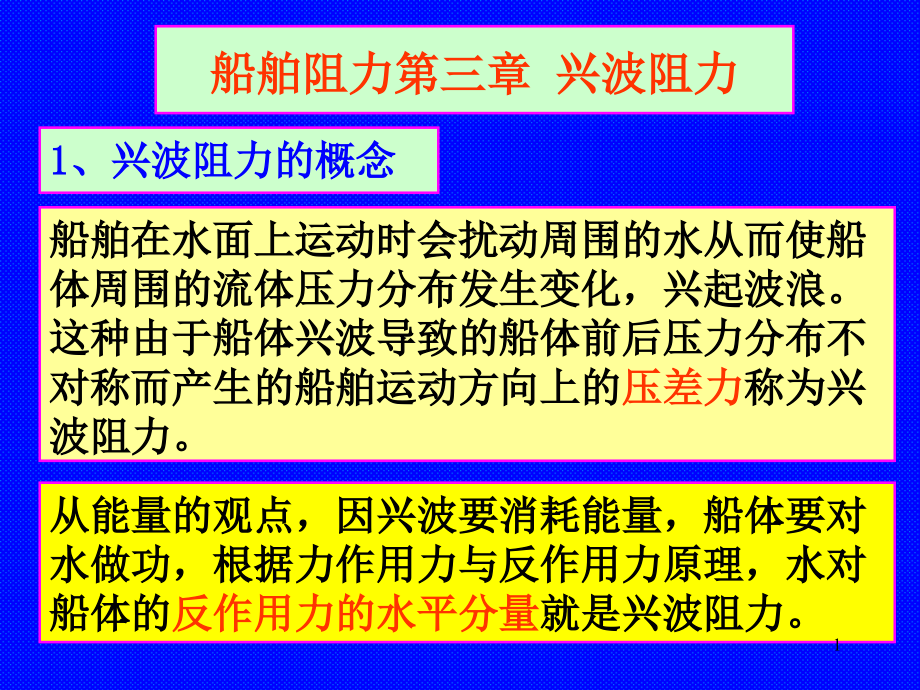 船舶阻力第3章 兴波阻力.ppt_第1页