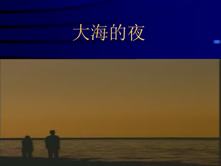 《大海的夜》课件.ppt_第1页