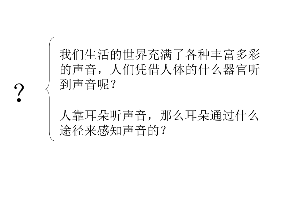 人教版新课标八年级上册第一章 声现象 第二节我们怎样听到声音.ppt_第2页