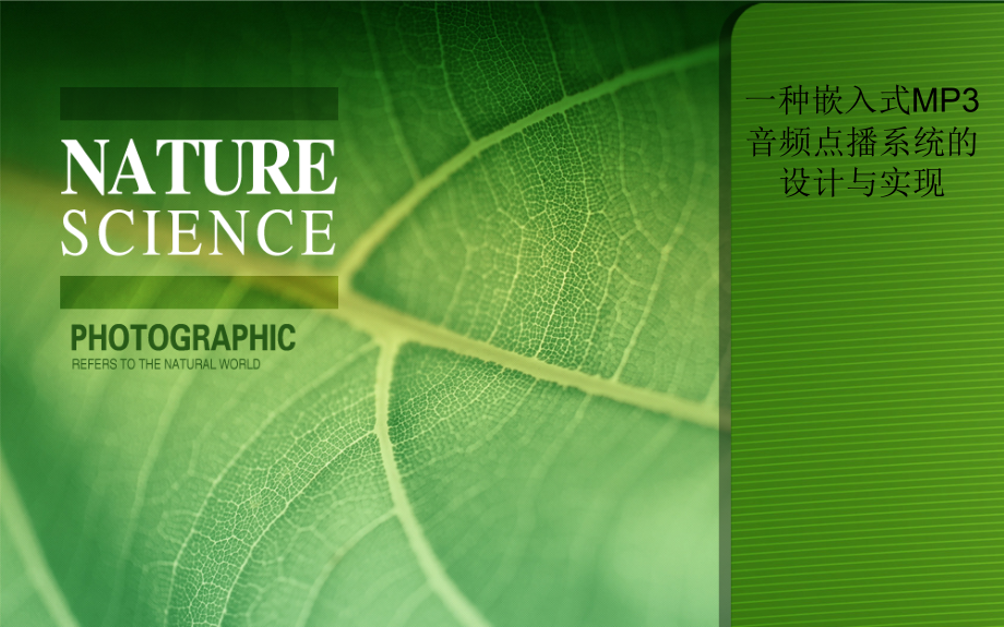 嵌入式音频播放系统.ppt_第1页