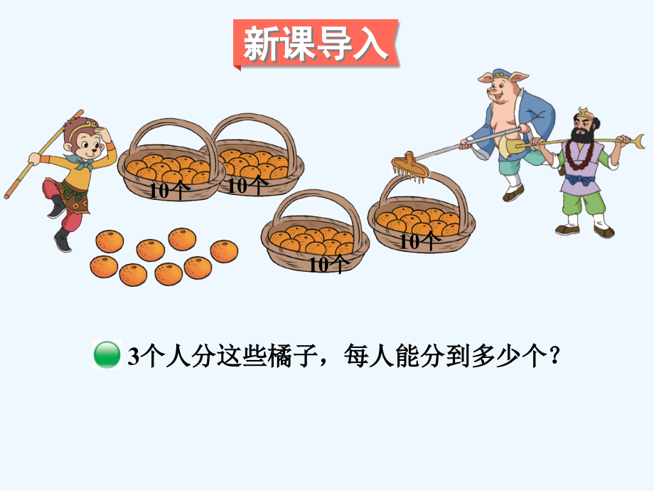 小学数学北师大三年级北师大版三年级数学下册第一单元《分橘子》.ppt_第2页