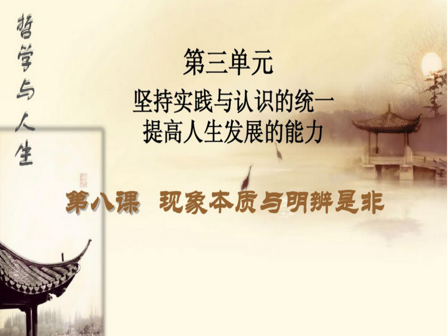 第八课--现象本质与明辨是非.ppt.ppt_第1页