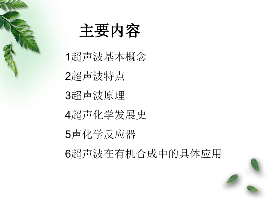 超声波促进有机合成.ppt_第2页