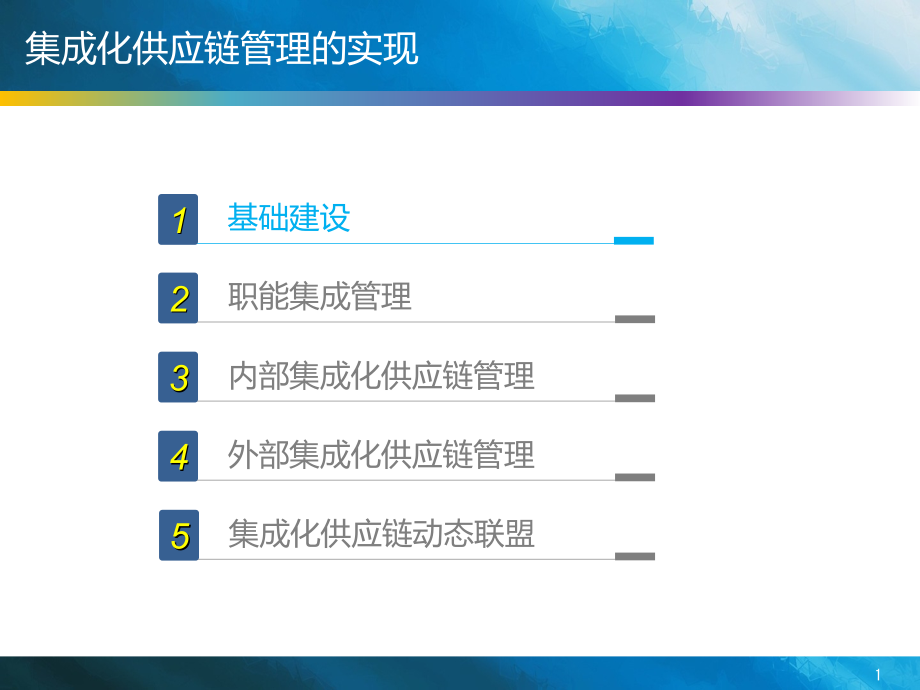 集成化供应链之实现五阶段.ppt_第1页