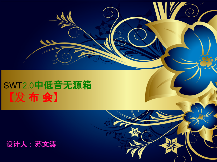 SWT 自制音箱过程.ppt_第1页