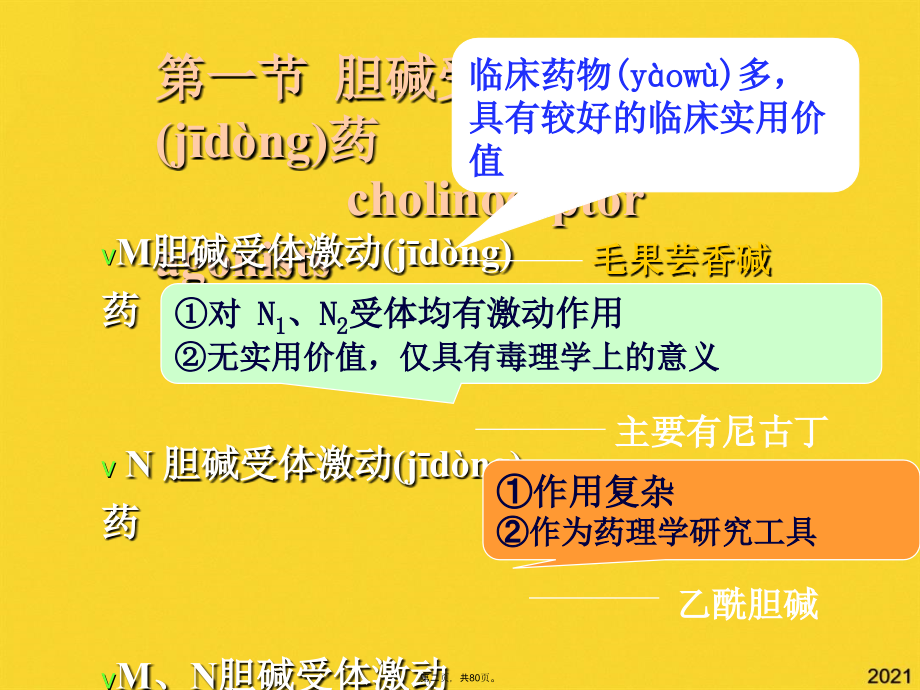 胆碱受体药.pptx_第2页