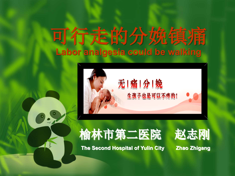 可行走的分娩镇痛.ppt_第1页