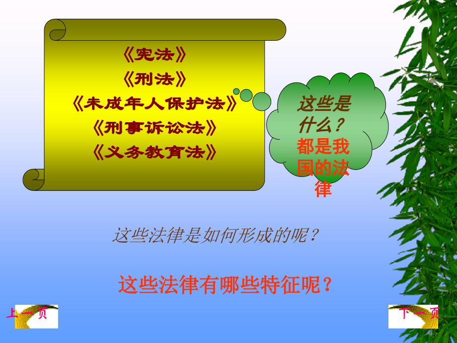 思想品德：第七课《法律初探》课件(教科版七年级下).ppt_第2页