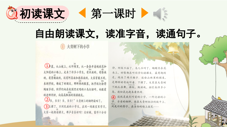 部编版小学三年级语文上册《-大青树下的小学》课件.ppt_第2页