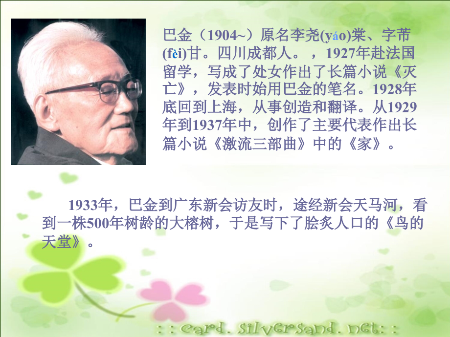 《鸟的天堂》ppt课件.ppt_第1页