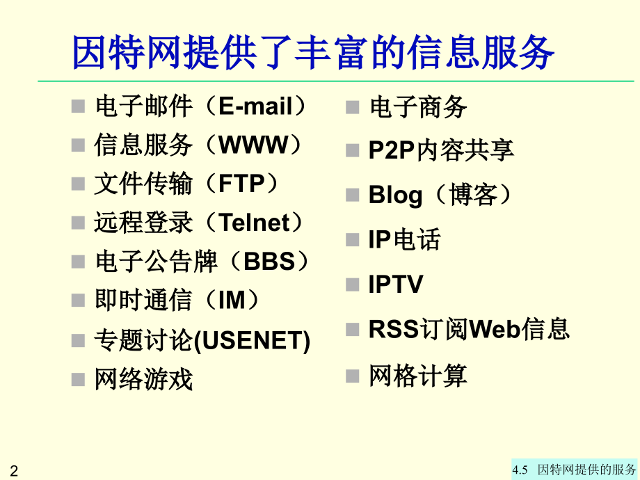 第4章4.5 因特网提供的服务.ppt_第2页