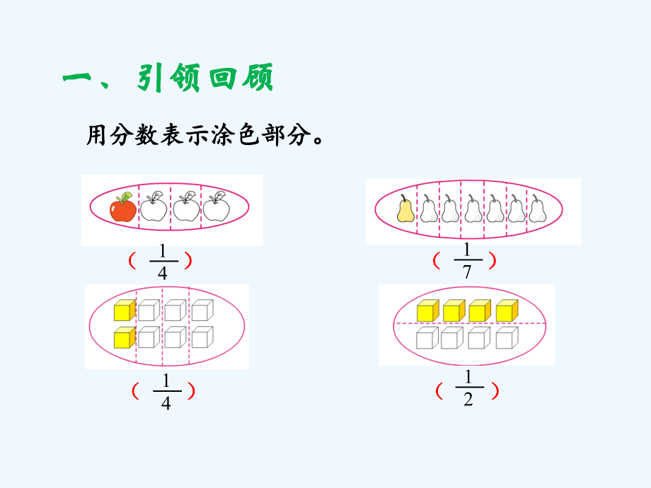 小学数学北师大三年级认识一个整体的几分之几.ppt_第2页
