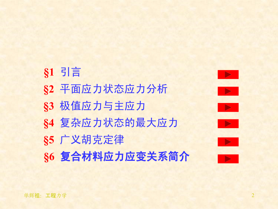 工程力学第21讲 应力状态分析：求斜截面应力.ppt_第2页