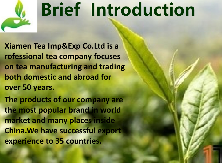 茶Tea---介绍公司,建立业务关系.ppt_第2页