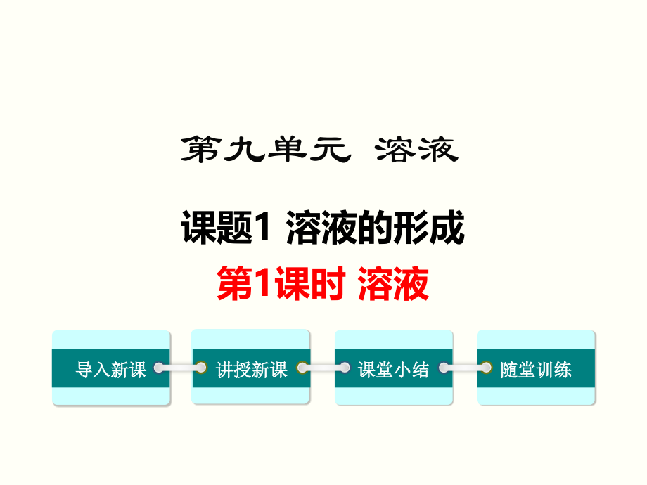 课题-溶液的形成.ppt_第1页