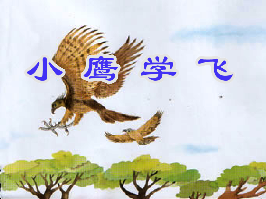苏教版二年级上册语文小鹰学飞.ppt_第1页