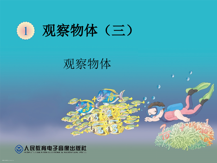 人教版新五年级下观察物体(三)ppt课件.ppt_第1页