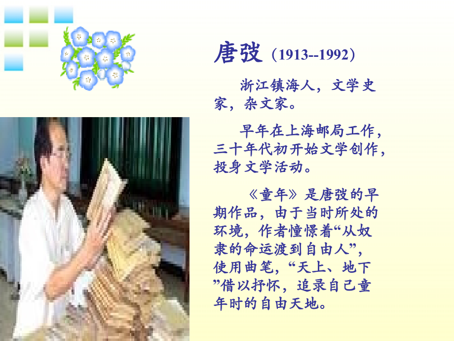 七年级语文上册《童年》课件-河大版.ppt_第2页