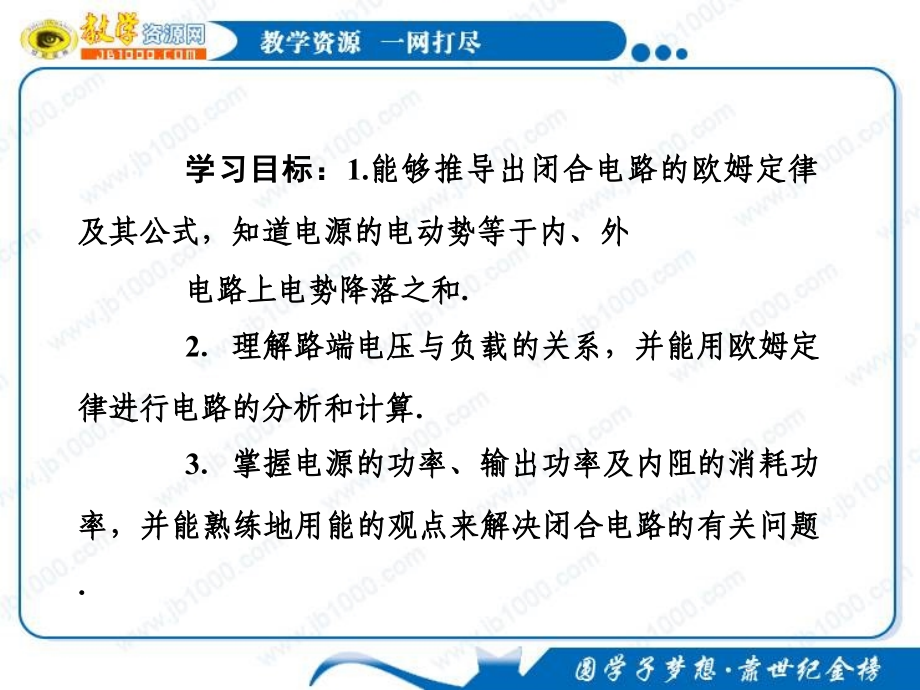 物理：2.7《闭合电路的欧姆定律》基础知识讲解课件(新人教版选修3-1).ppt_第2页