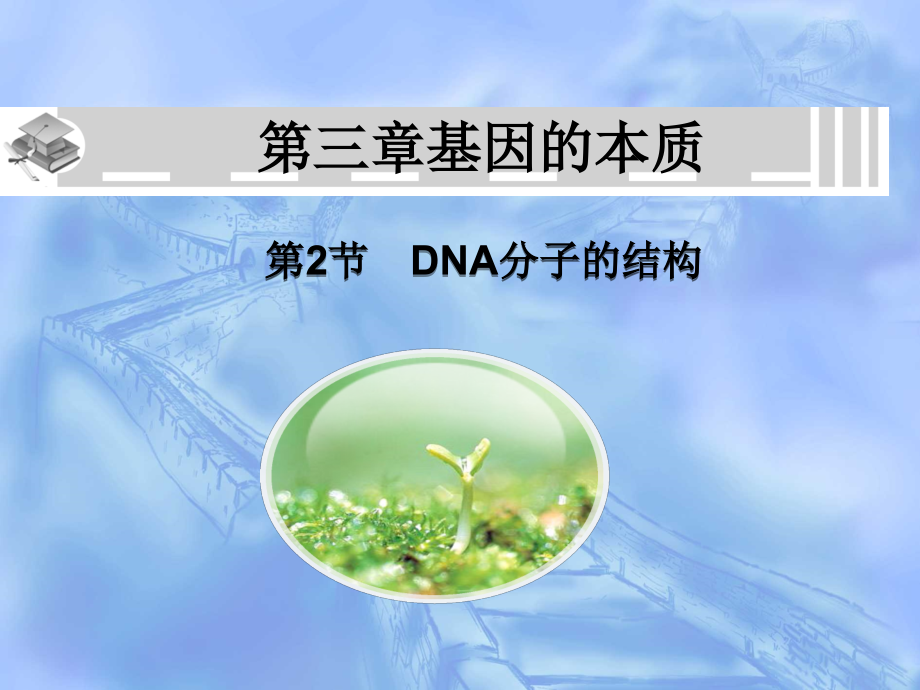第3章第2节：DNA分子的结构.ppt_第1页