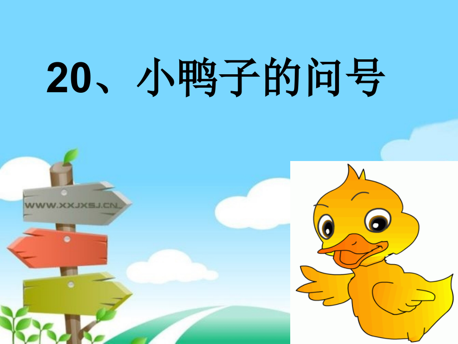 小鸭子的问号.ppt_第1页